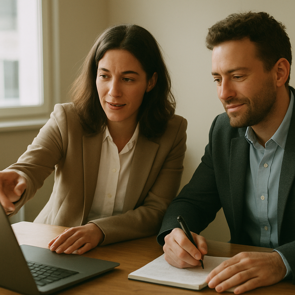 An EQ expert working side by side with a staffing leader
